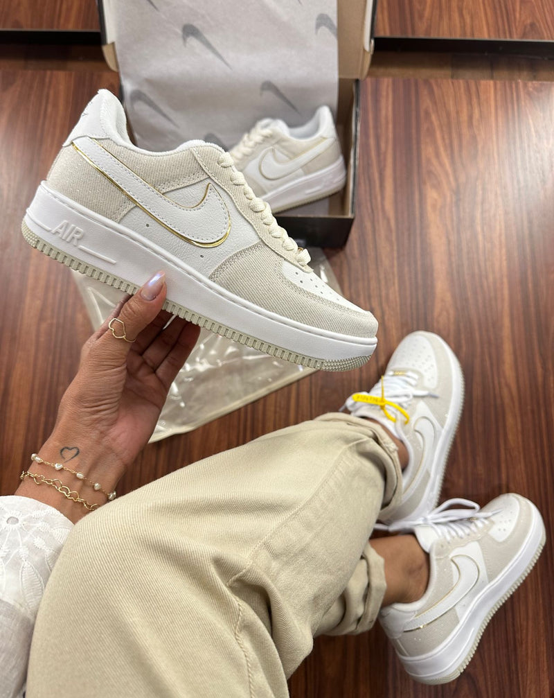 NIKE AIR FORCE LUXO PRIME BRANCO PRATA