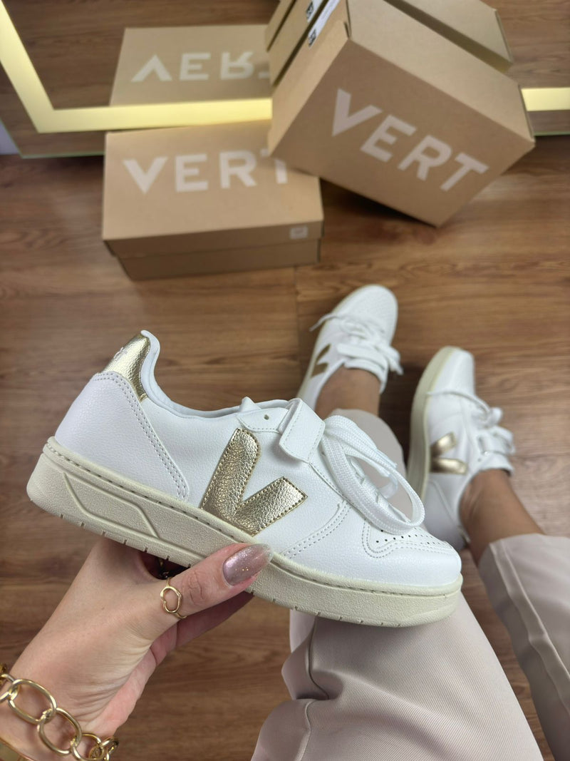 VERT CADARÇO COM VELCRO BRANCO DOURADO