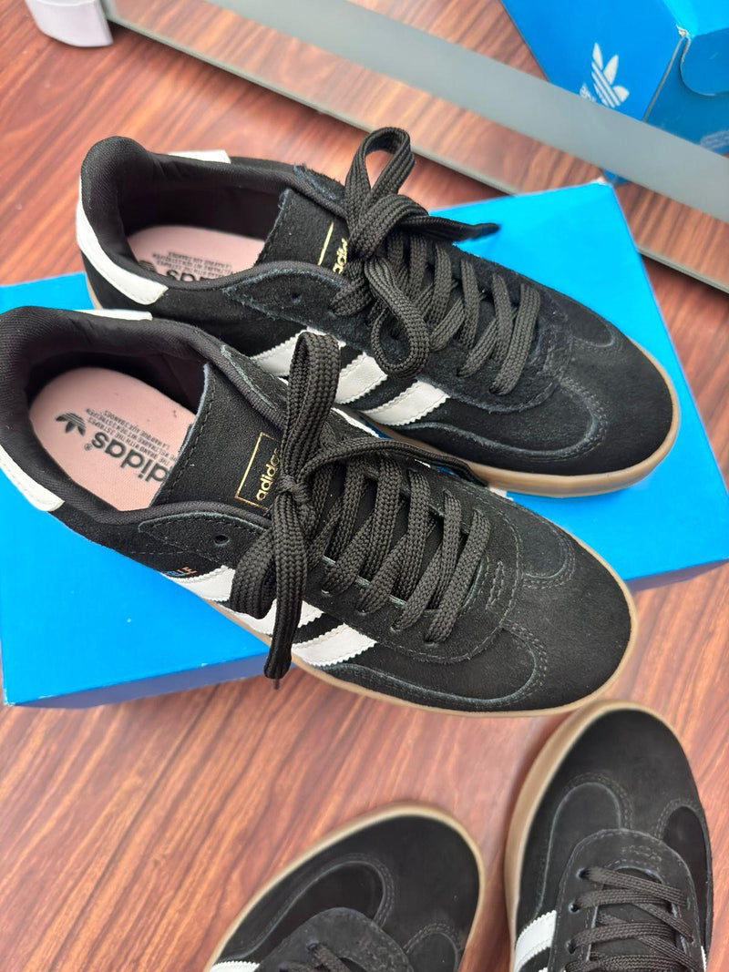 ADIDAS SAMBA COURO PRETO LATEX